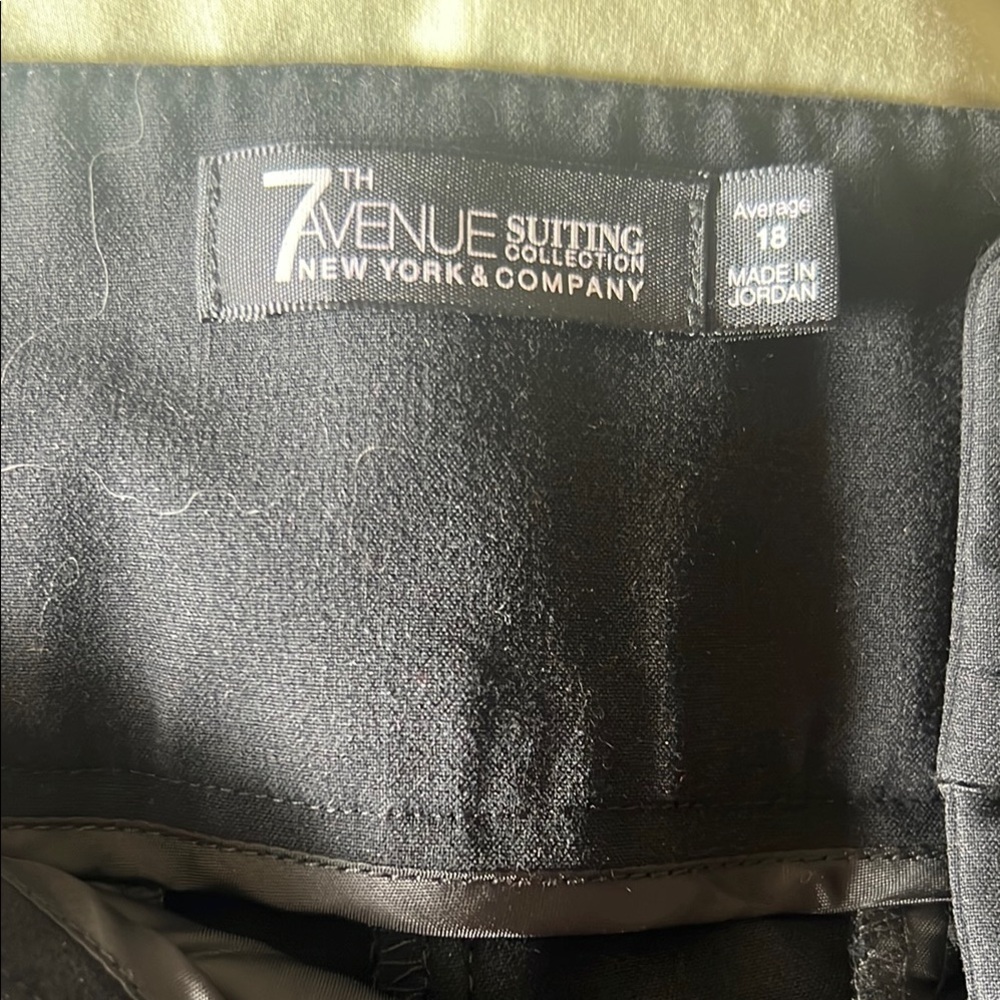 7th Avenue New York & Company Black Pants.